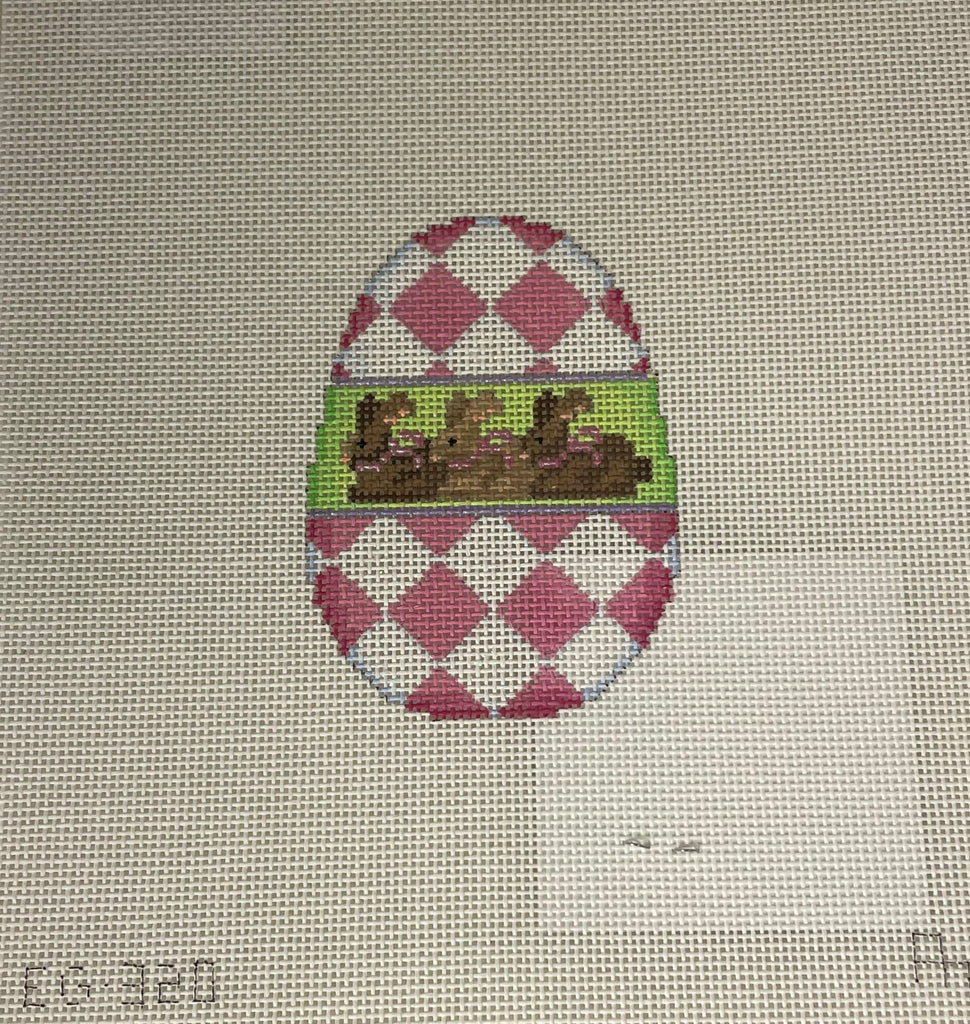 * Associated Talents EG320 Pink Harlequin/ Bunny Egg