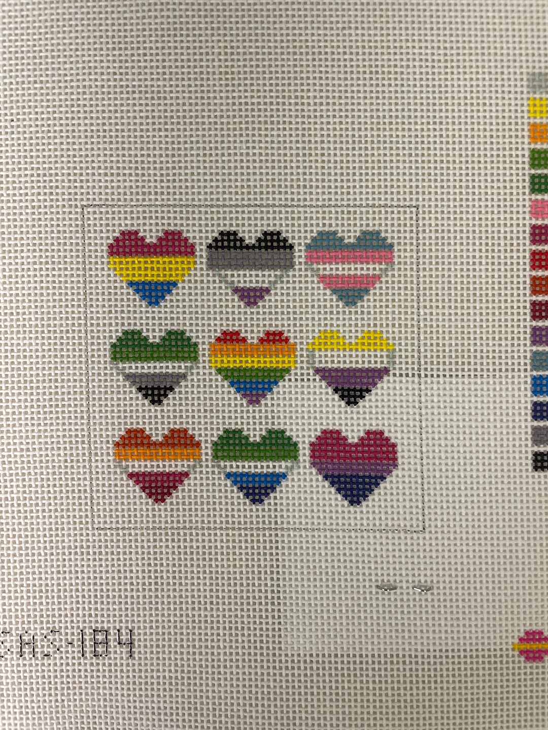 * Saturnalia Stitching 0184 Pride Heart Mosaic
