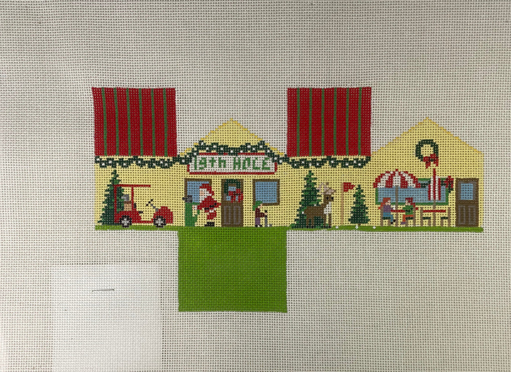 * Susan Roberts Needlepoint 5508-18 19th Hole 3D Gingerbread House