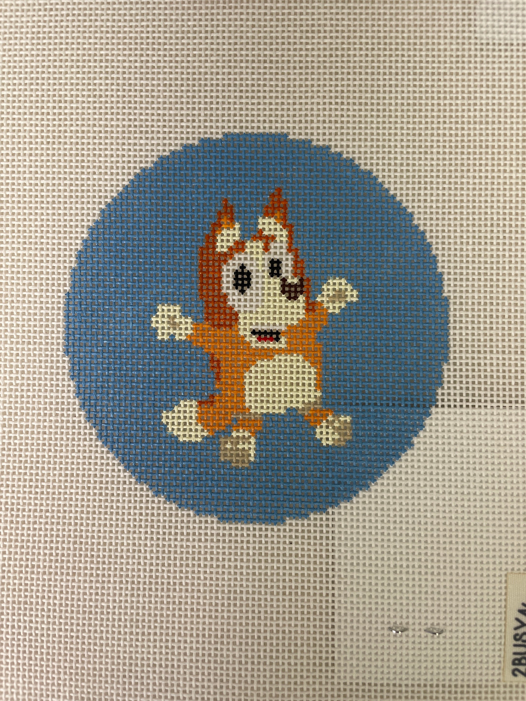 * 2BusyNeedlepointing Red Dog Heeler