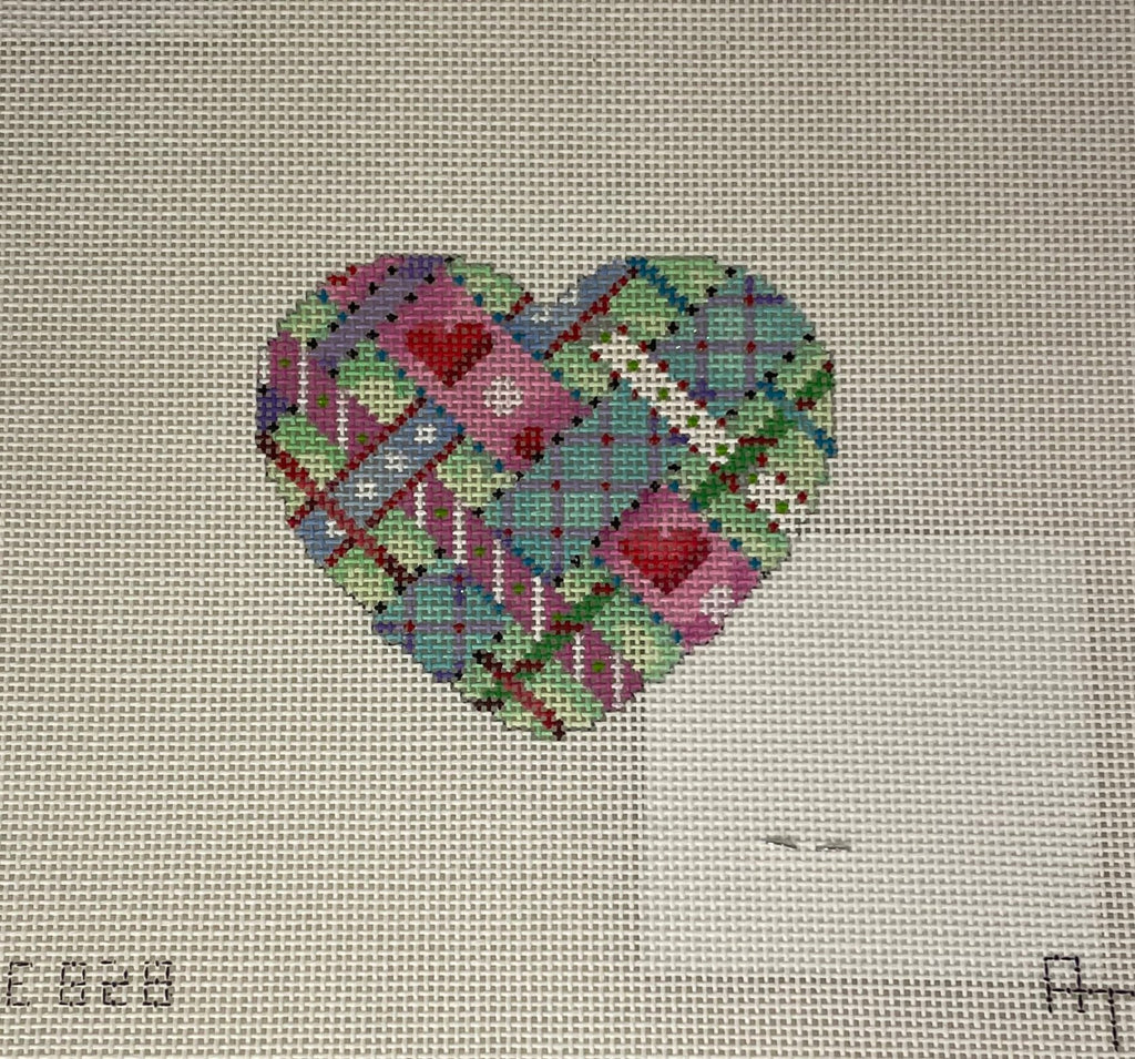 * Associated Talents HE828 Diagonal Woven Ribbons Heart