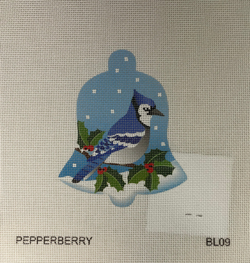 * Pepperberry Designs BL09 Blue Jay Snow Bell