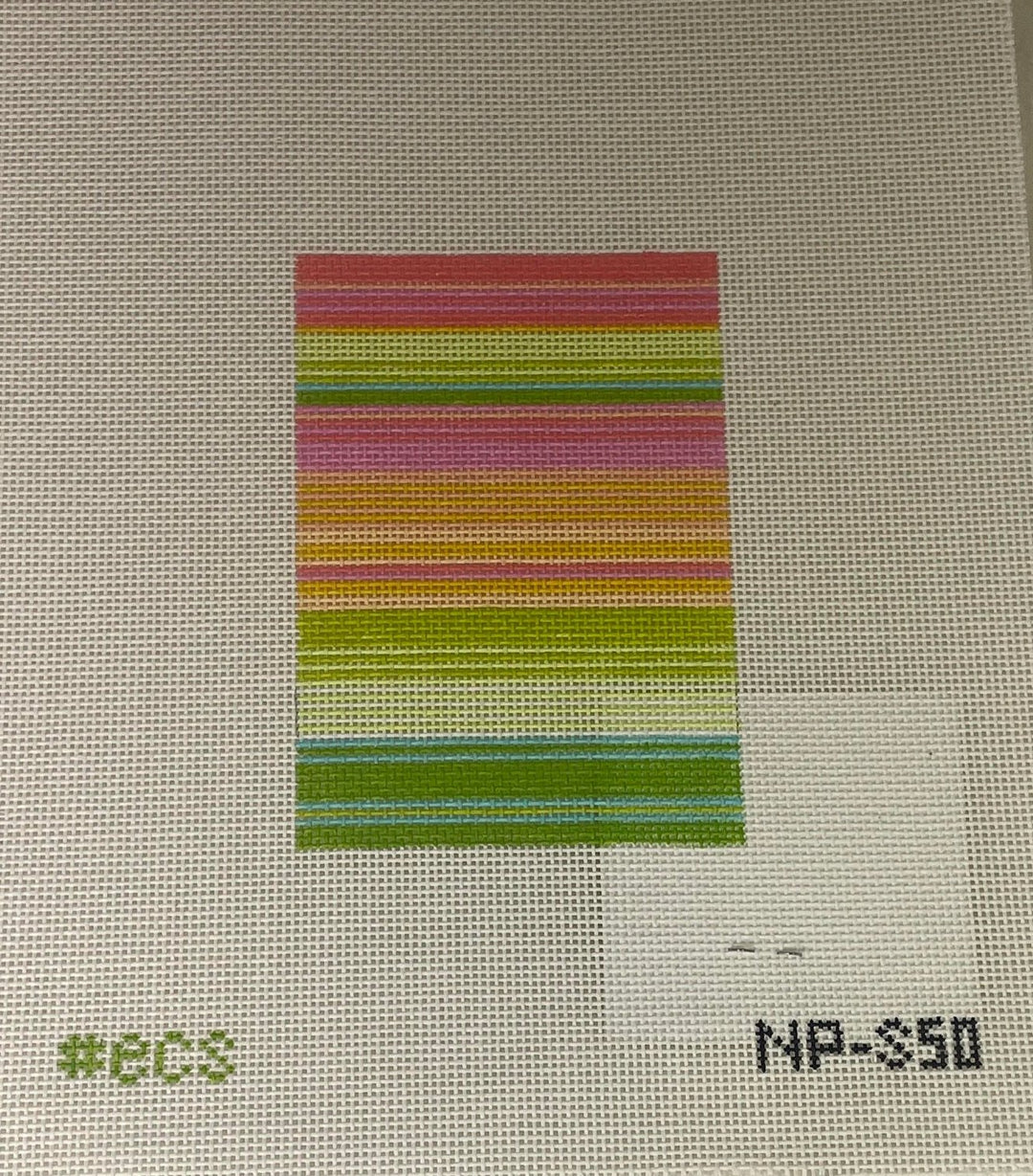 * Elizabeth Crane Swartz NP-S50 Lulu Stripe Passport Insert - pink and green