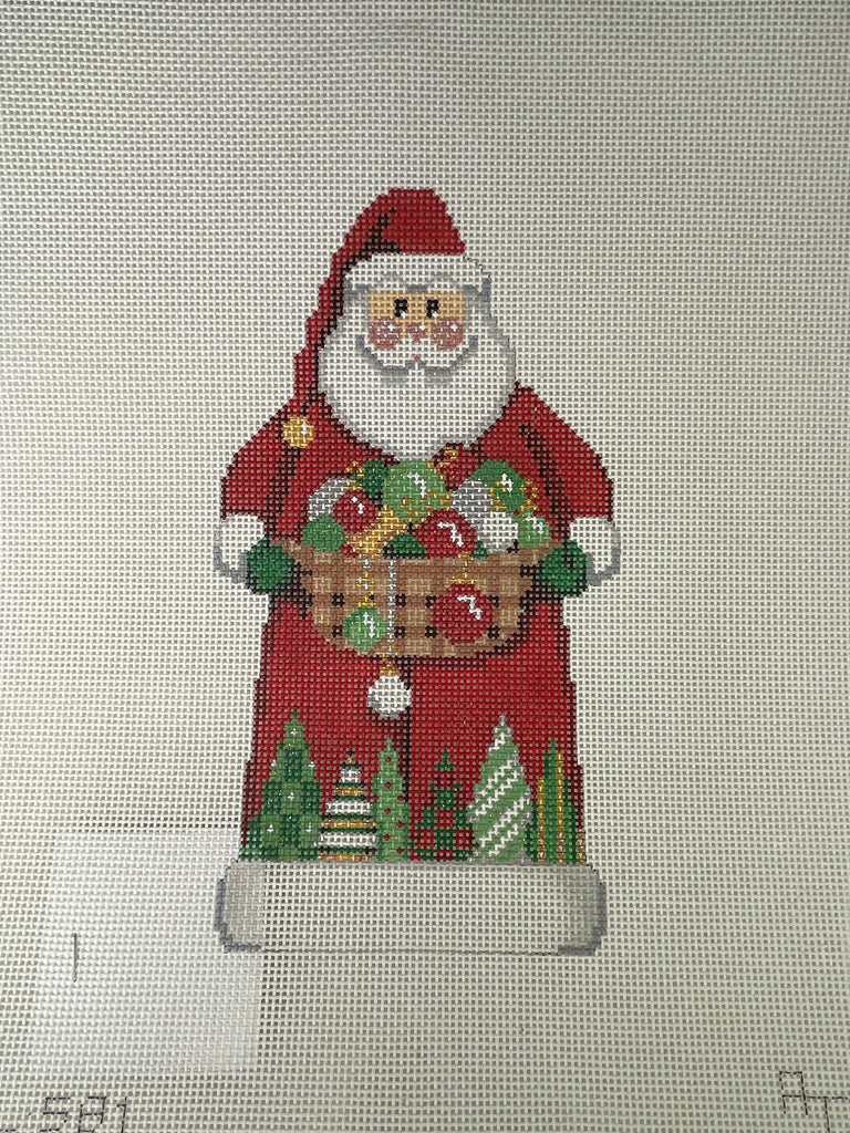 * All About Stitching DL581 Ornaments Tree Santa