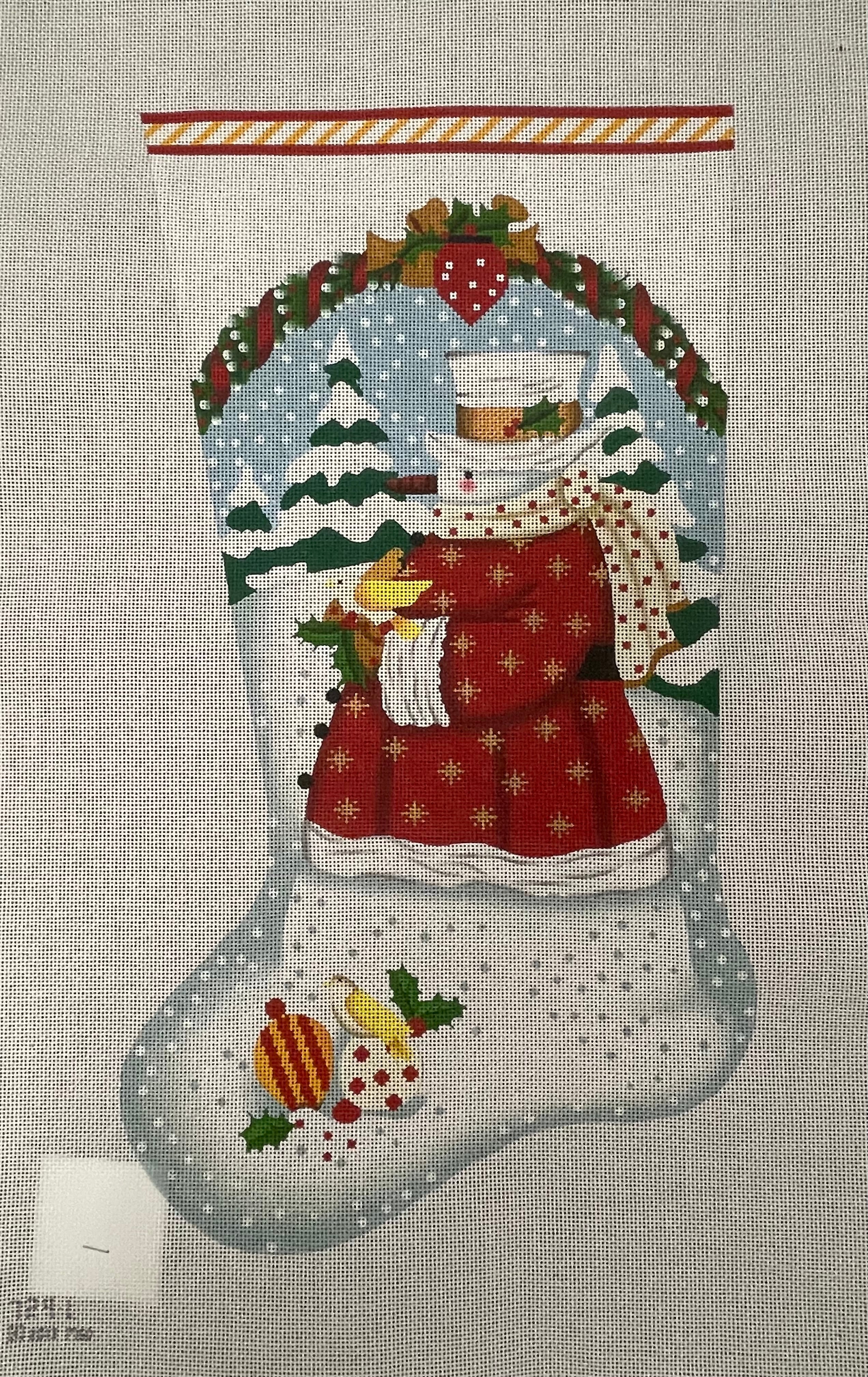 Melissa Shirley 729L Wildwood Snowman Stocking- 13m – Beehive