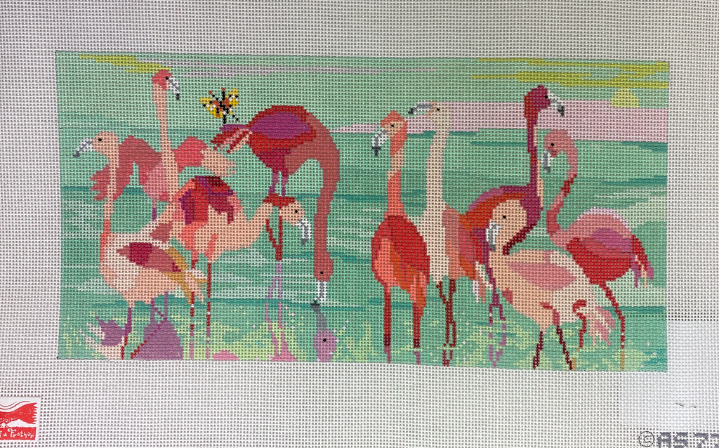 Birds of a Feather AS774 Flamingo Party