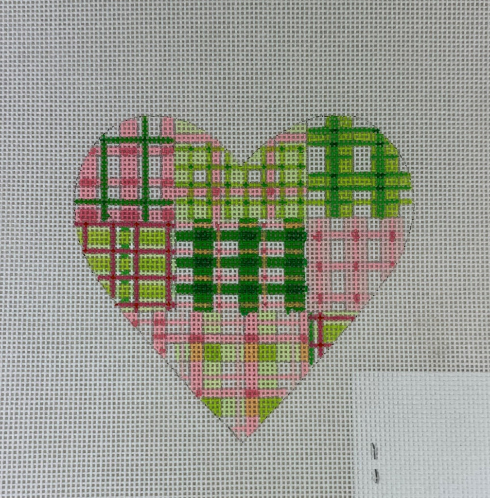 * Kate Dickerson Needlepoint OM - 03 Patchwork Heart