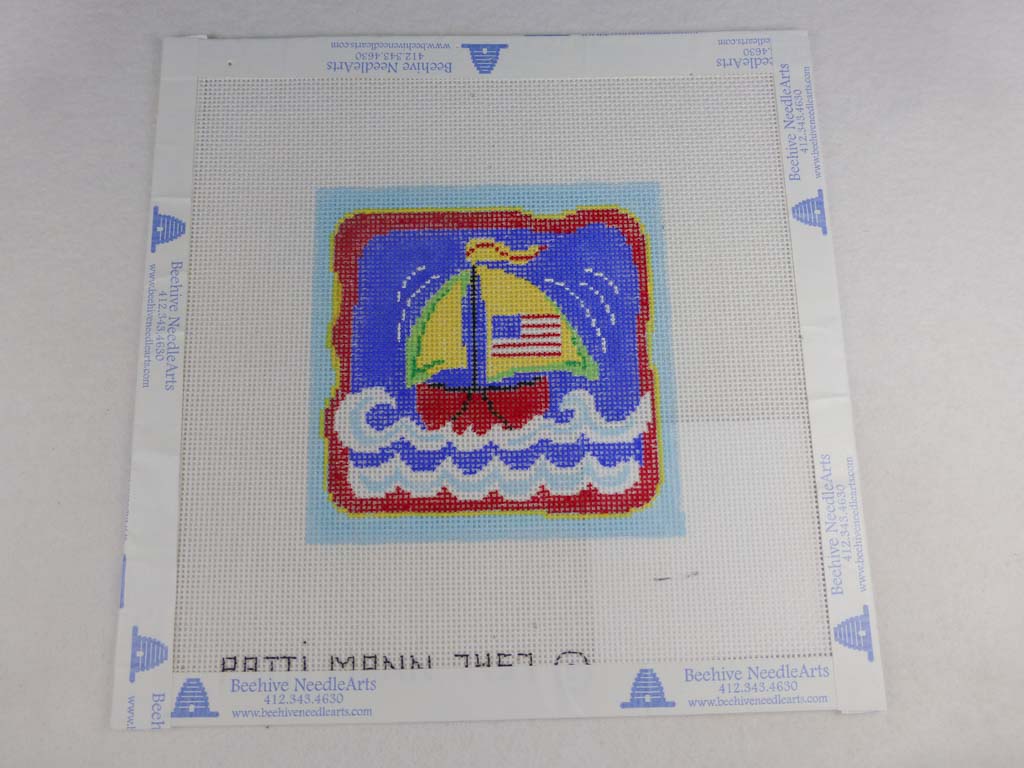 * Patti Mann Designs 7457 Mini Sailboat with Flag