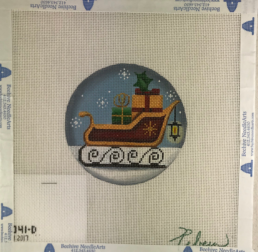 Rebecca Wood 1041d Santa's Sleigh