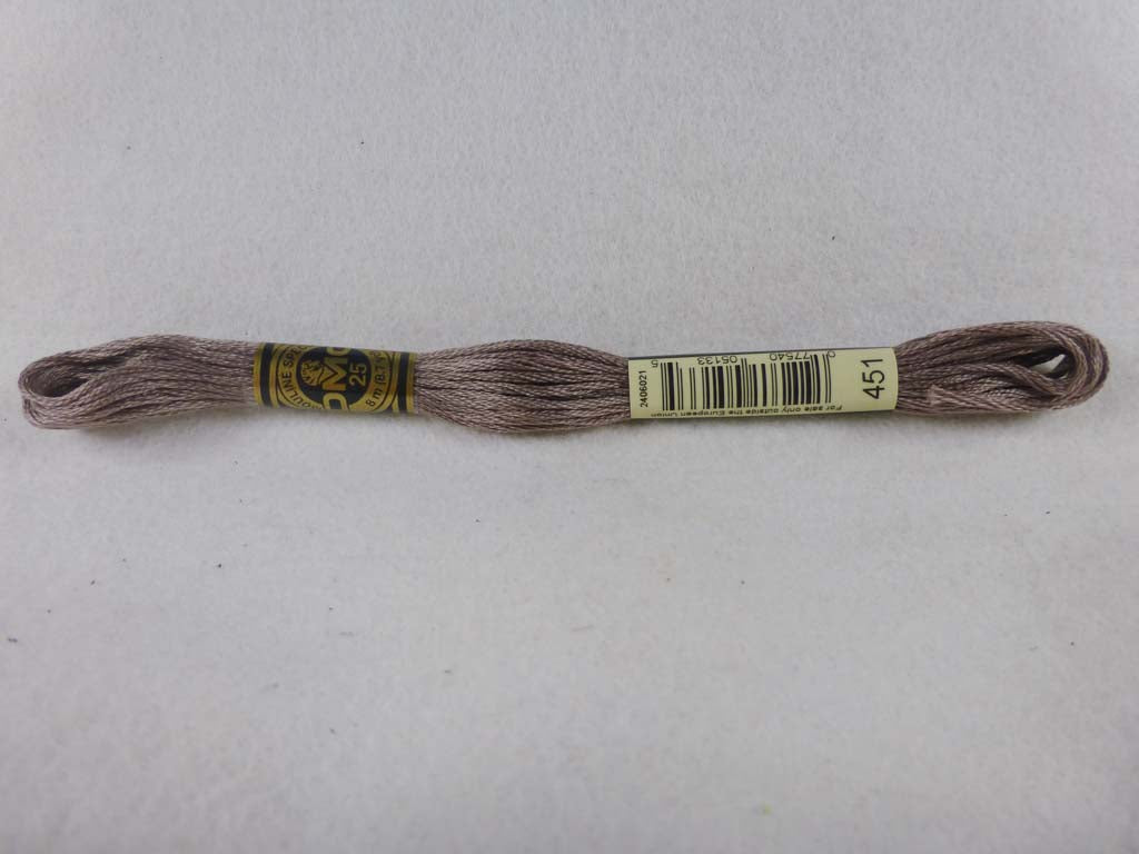 DMC Floss 451 Dark Shell Gray by DMC From Beehive Needle Arts