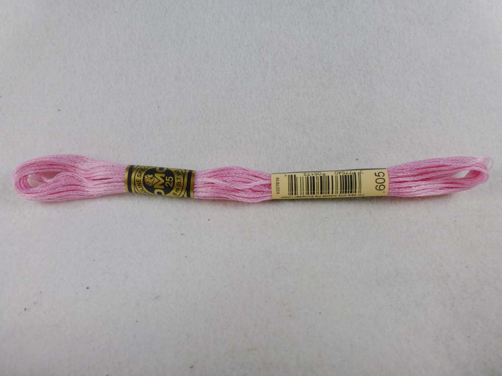 DMC Floss 605 Very Light Cranberry by DMC From Beehive Needle Arts