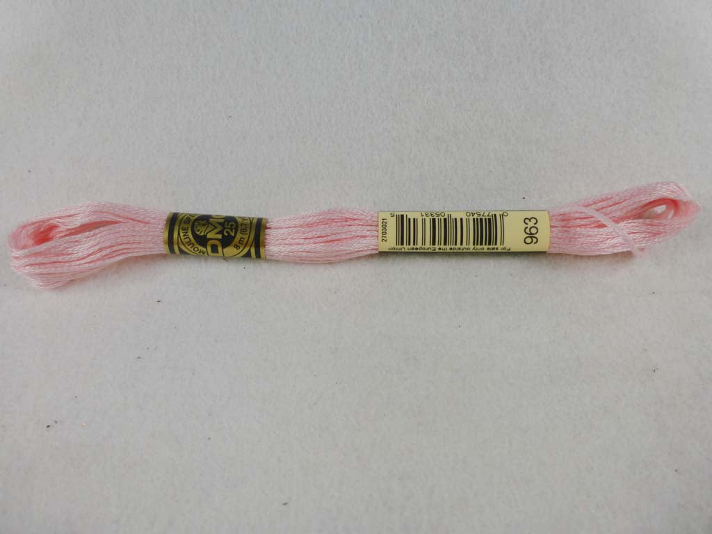 DMC Floss 963 Ultra Very Light Dusty Rose by DMC From Beehive Needle Arts