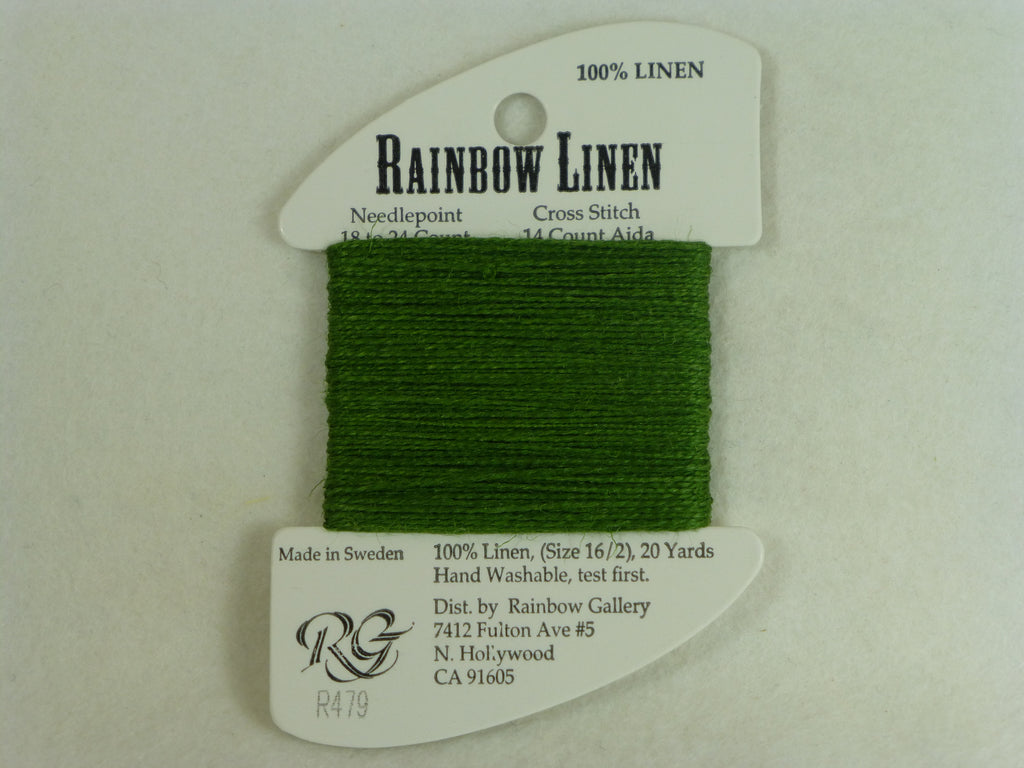 Rainbow Linen R479 Leaf Green