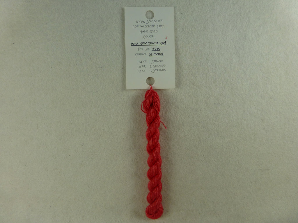 Soy Luster 233 Now That's Red