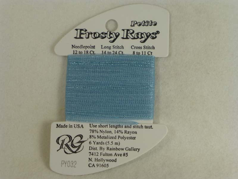 Petite Frosty Rays PY032 Lite Antique Blue Gloss