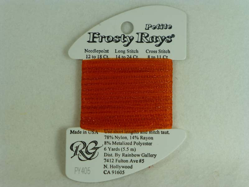 Petite Frosty Rays PY405 Autumn Orange