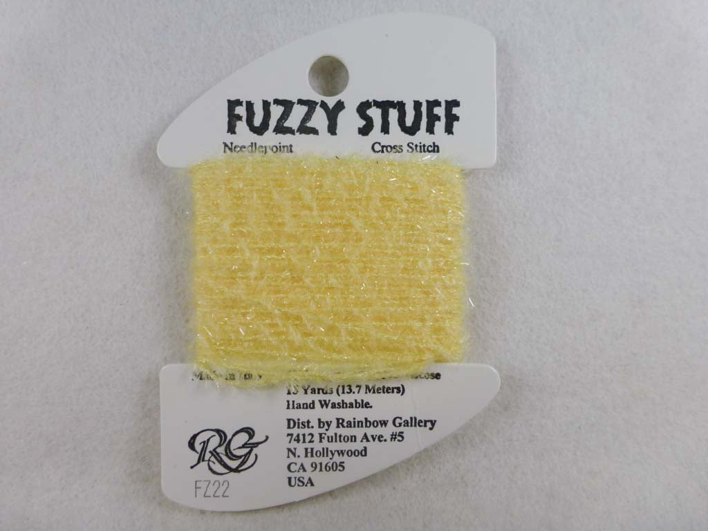 Fuzzy Stuff FZ22 Yellow by Rainbow Gallery From Beehive Needle Arts
