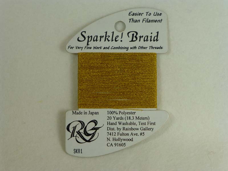 Sparkle! Braid SK 01 Yellow Gold