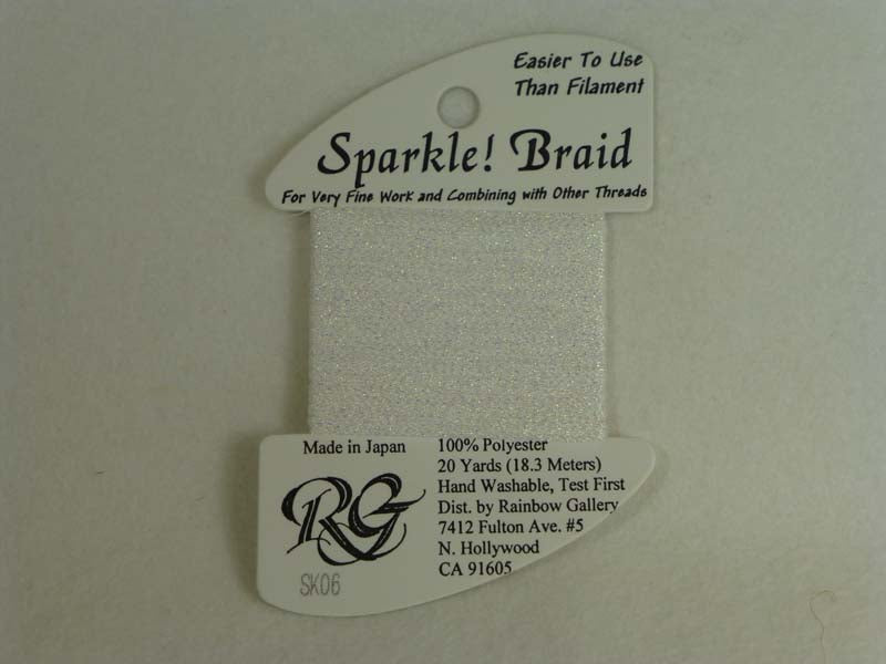 Sparkle! Braid SK 06 White Pearl