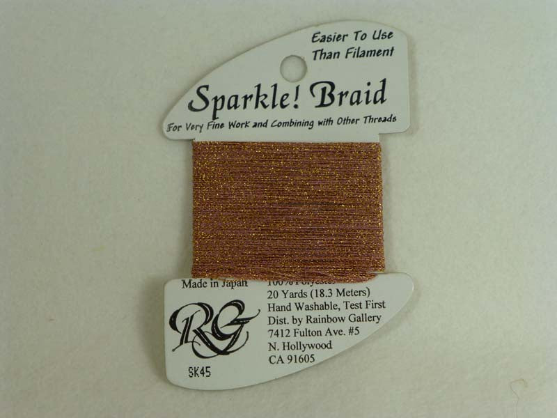 Sparkle! Braid SK 45 Dark Golden Mauve