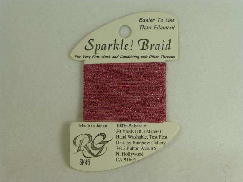 Sparkle! Braid SK 46 Raspberry Shimmer