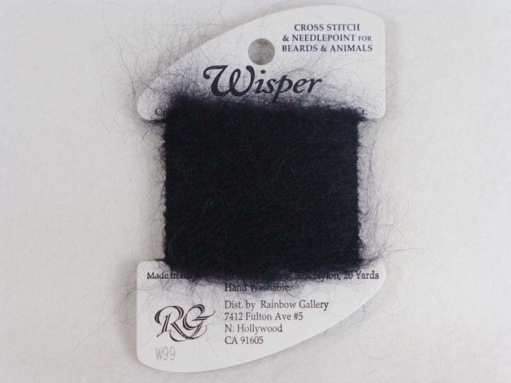 Wisper W99 Black by Rainbow Gallery From Beehive Needle Arts