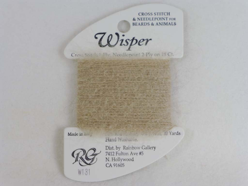 Wisper W131 Beige by Rainbow Gallery From Beehive Needle Arts