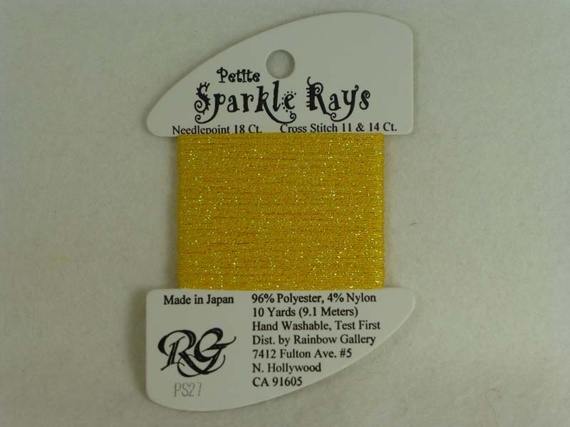 Petite Sparkle Rays PS27 Bright Yellow