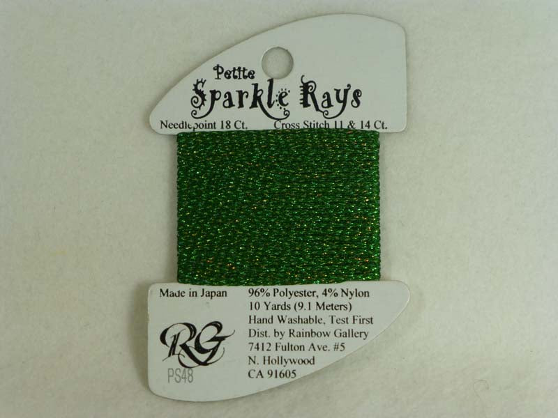 Petite Sparkle Rays PS48 Dark Christmas Green