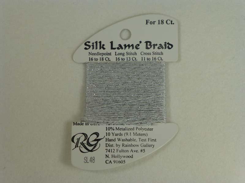 Silk Lame Braid SL48 Silver