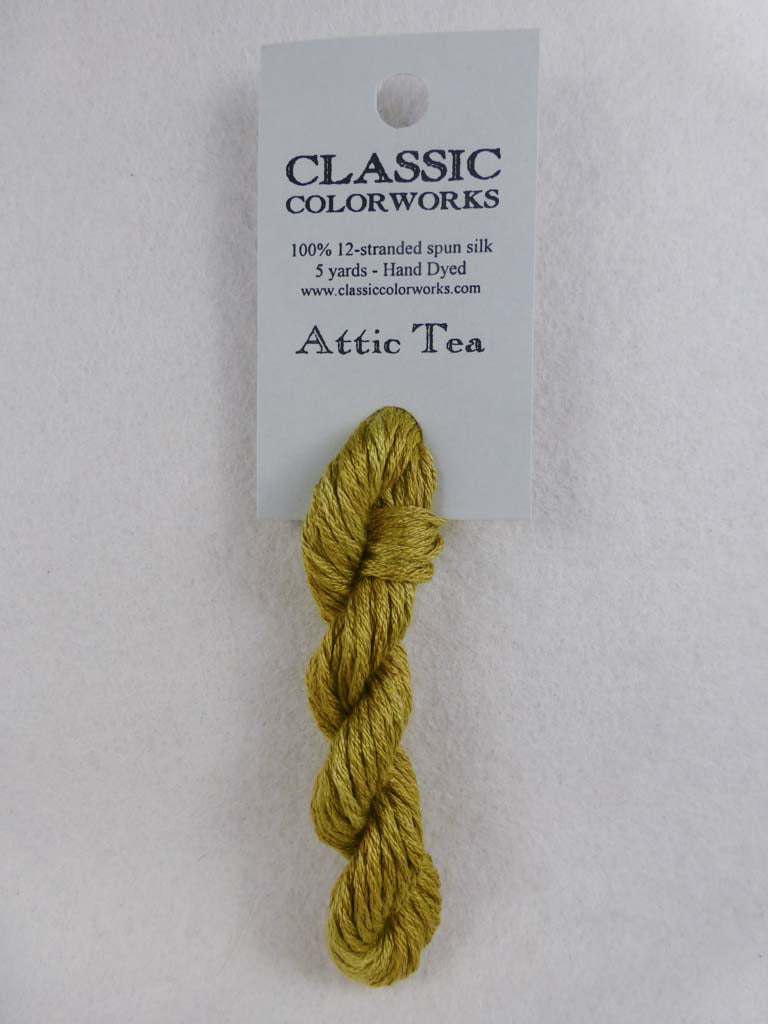Belle Soie 001 Attic Tea by Hoffman Distributing From Beehive Needle Arts