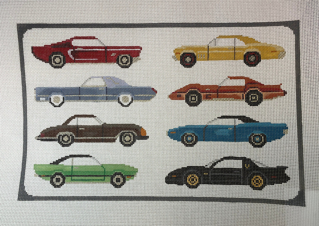 * JP Needlepoint L263 Car's of the 1970's