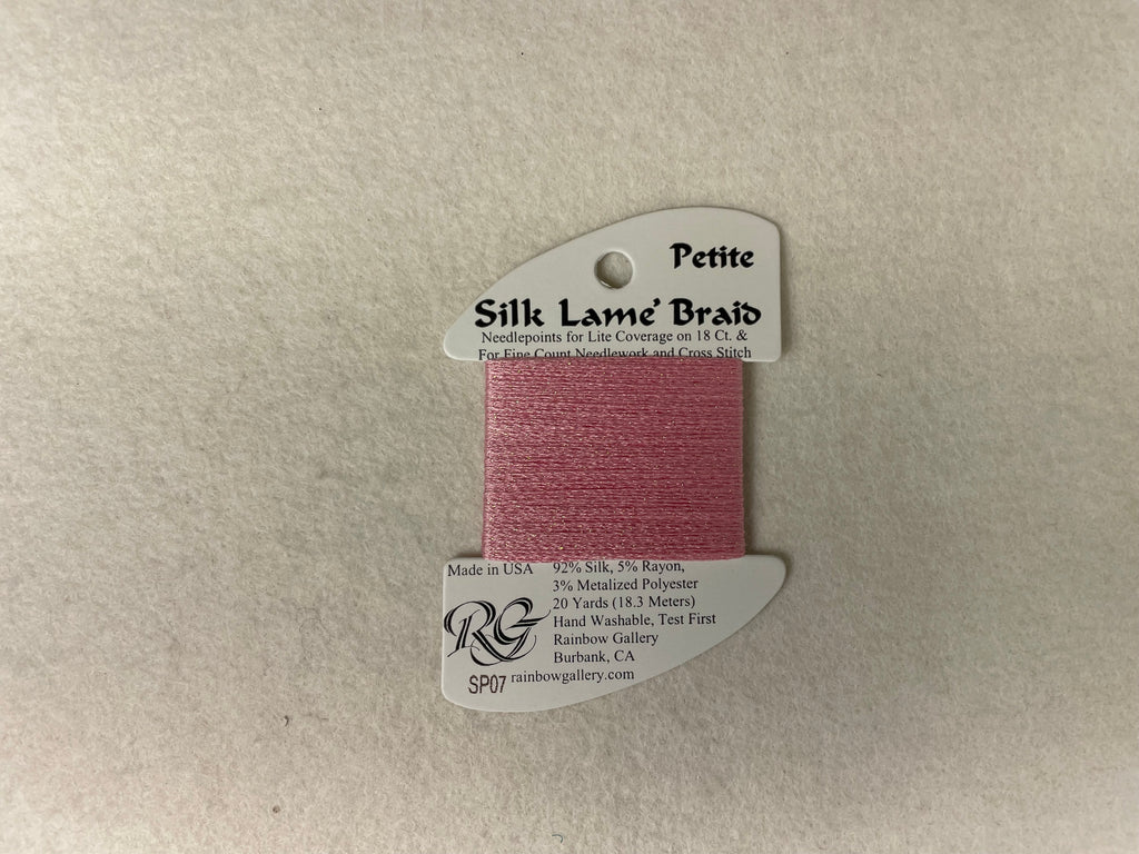 Petite Silk Lame Braid SP07 Pink