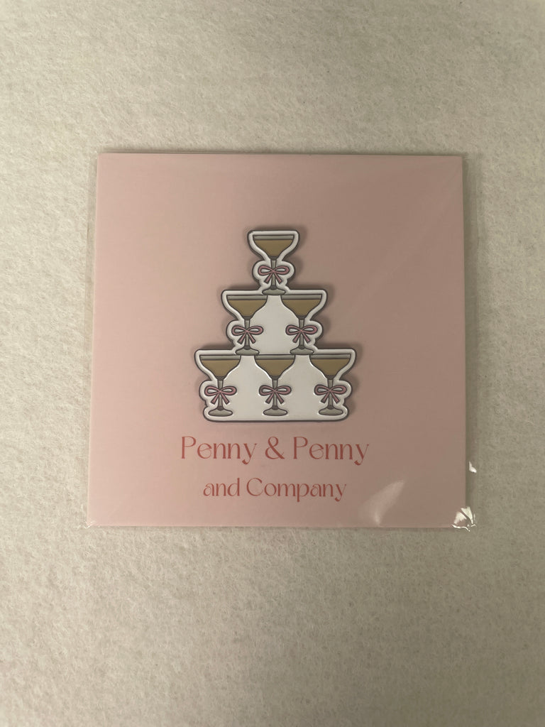*Penny and Penny Champagne Tower Needleminder