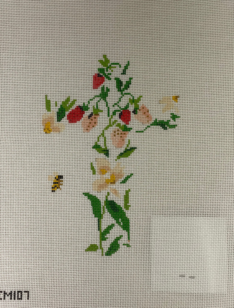 * Camilla Moss Designs CM107 Floral Cross