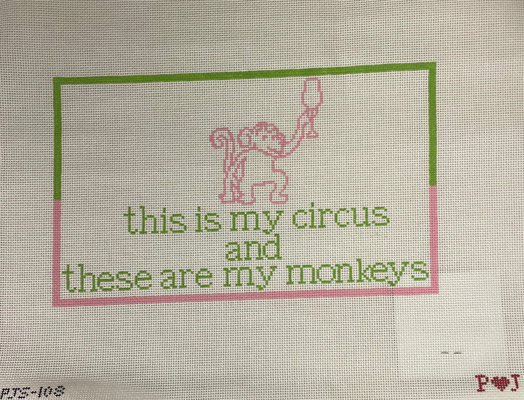 Poppy J Stitches PJS108 Circus Monkeys