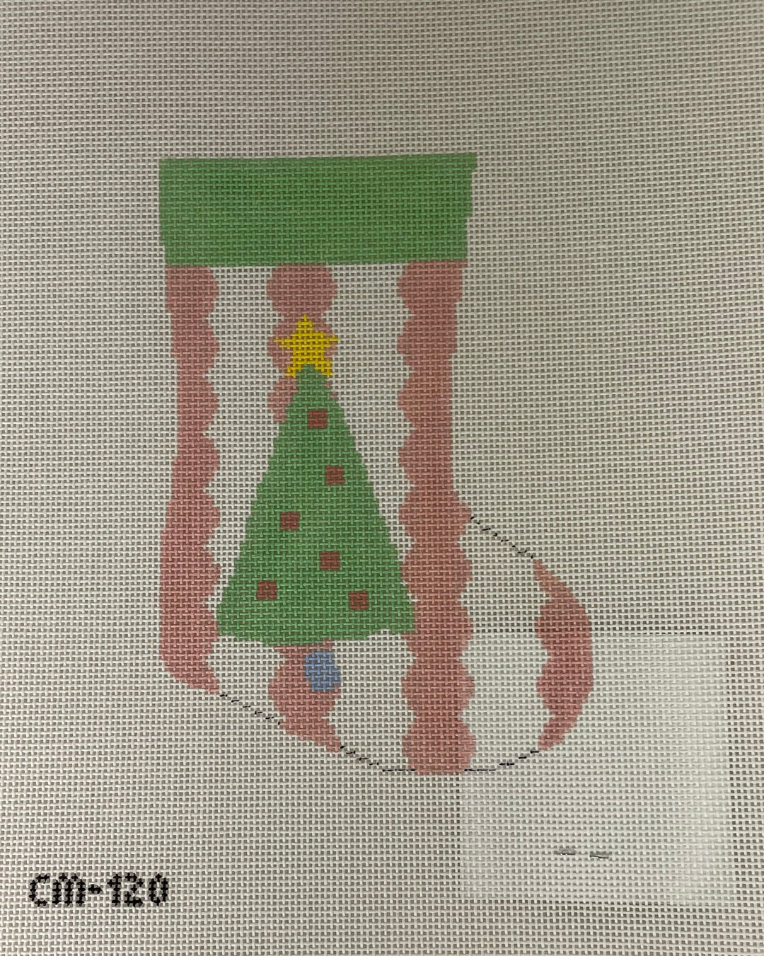 * Camilla Moss Designs CM120 Christmas Tree Mini Stocking