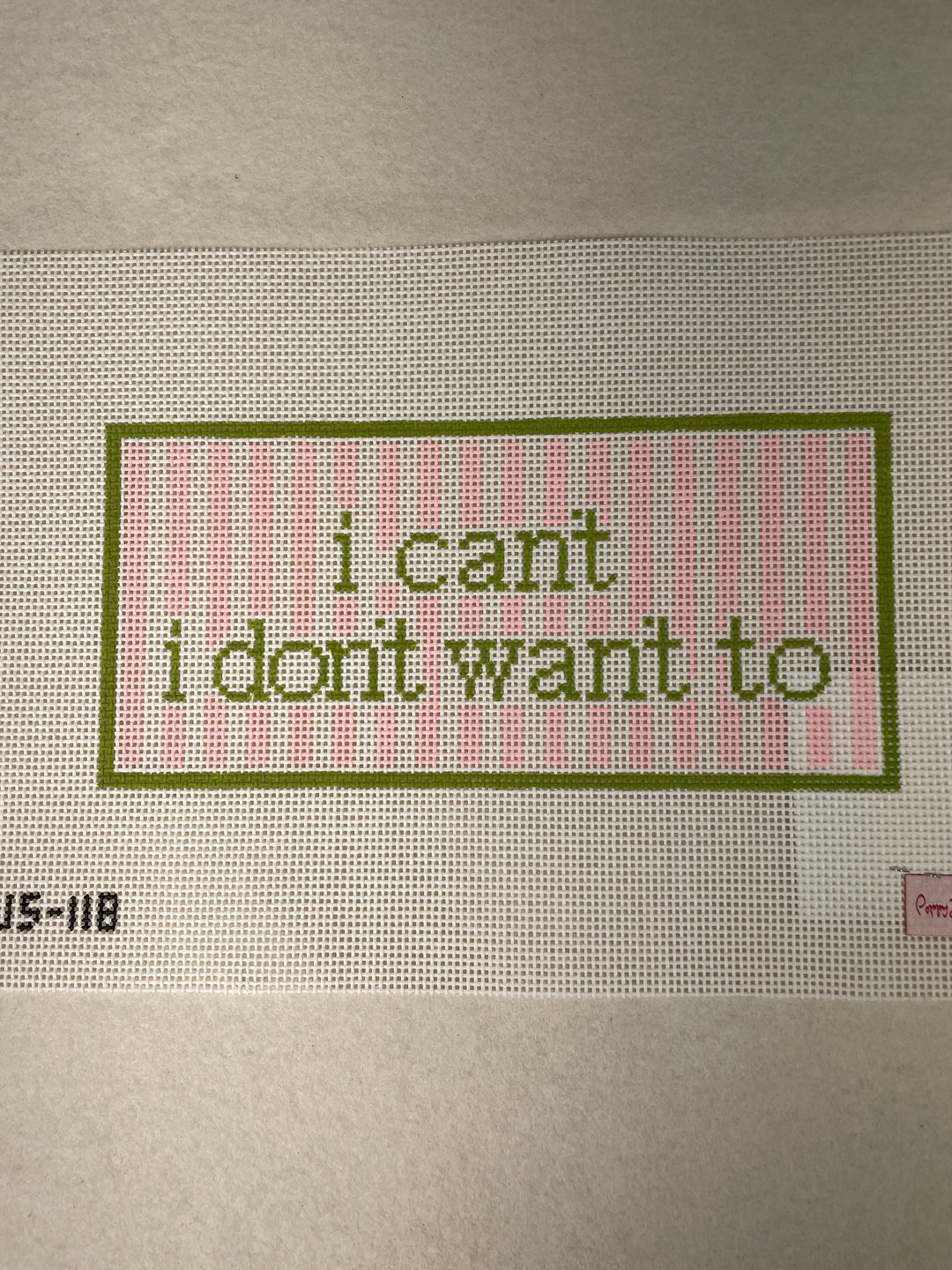 Poppy J Stitches PJS118 - i can't i don't want to