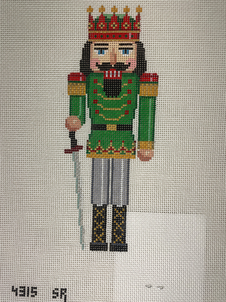 Susan Roberts Needlepoint Designs 4315 Nutcracker- Red Crown King