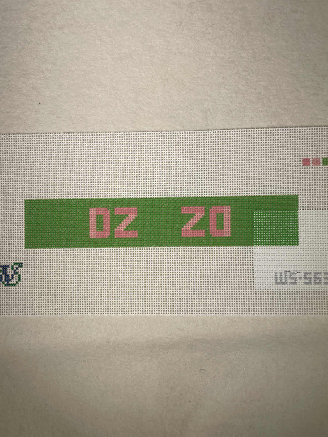* Wipstitch Chain 563 Delta Zeta Key Fob