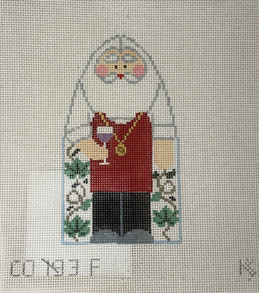 * Kathy Schenkel Designs CO193F Sommelier Santa