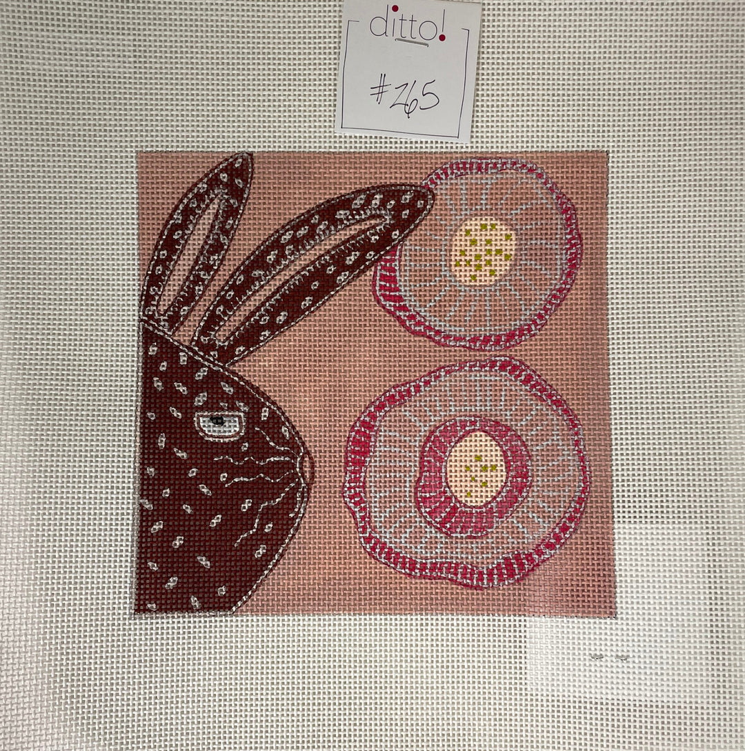 *Ditto Needlepoint Works #265 Brown Bunny