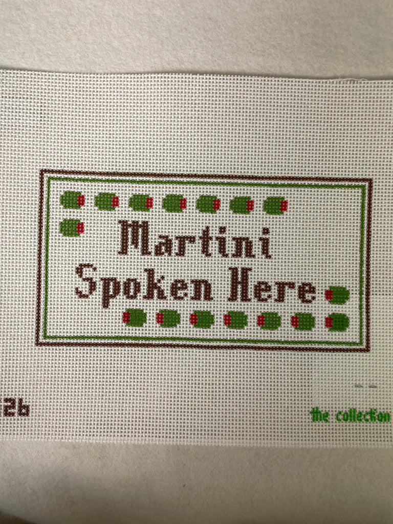 * The Collection Designs SI526 Martini Spoken Here