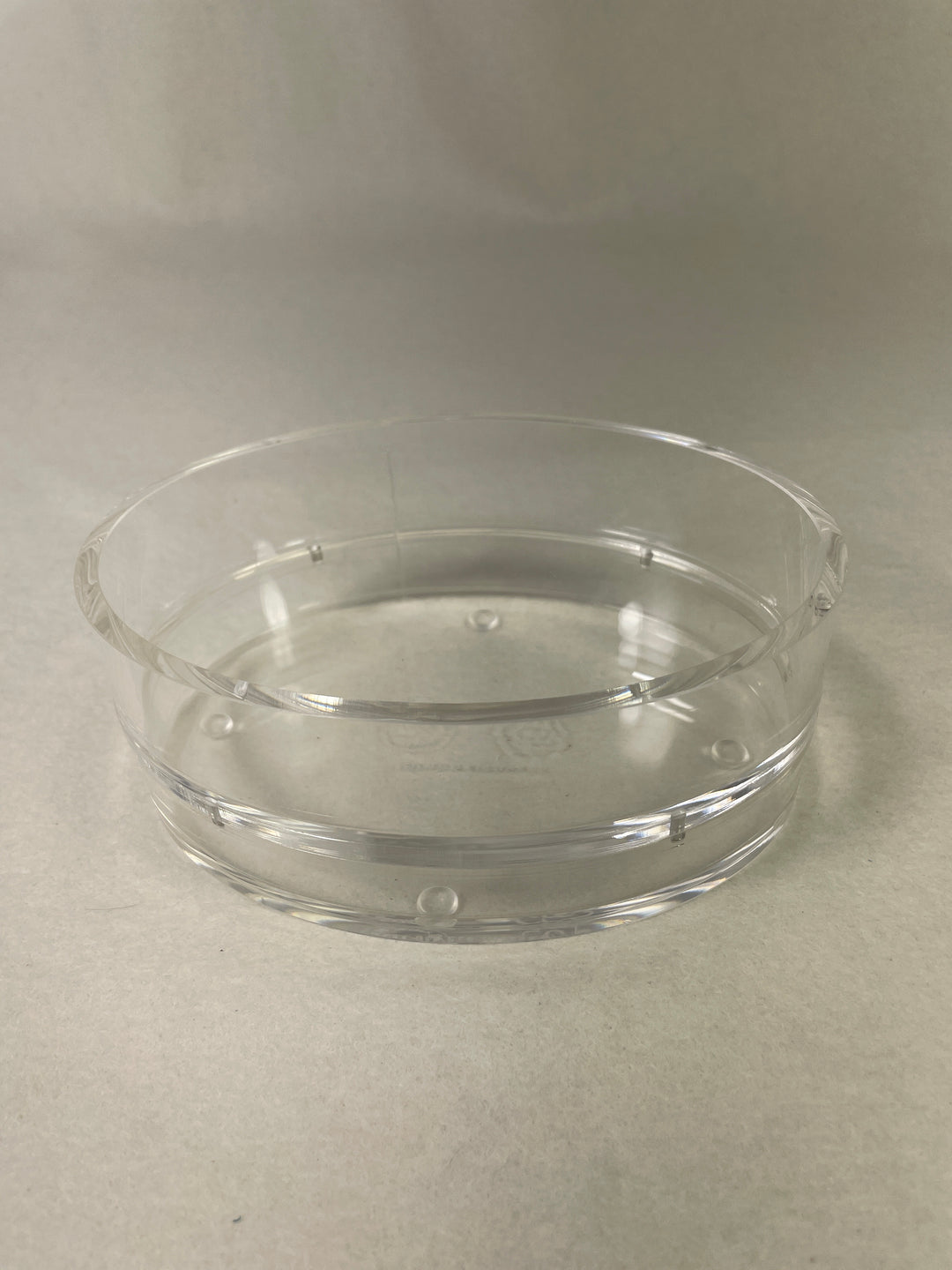 Atlantic Blue Canvas Acrylic Oval Tray
