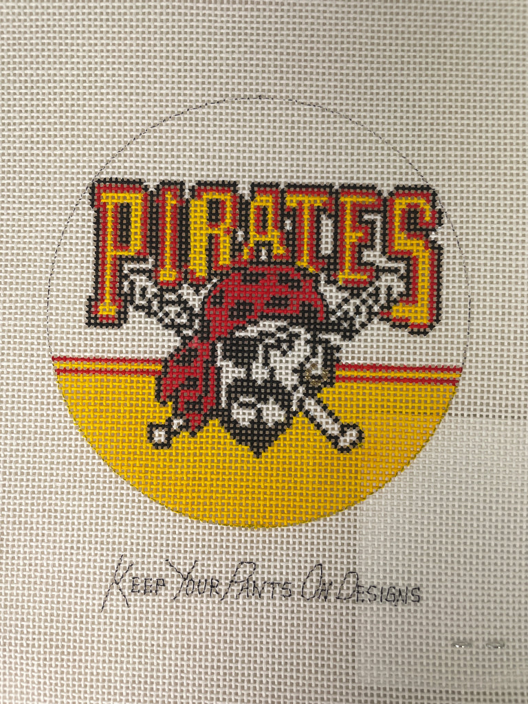 * CBK Needlepoint Collections 593 Pittsburgh Pirates Logo