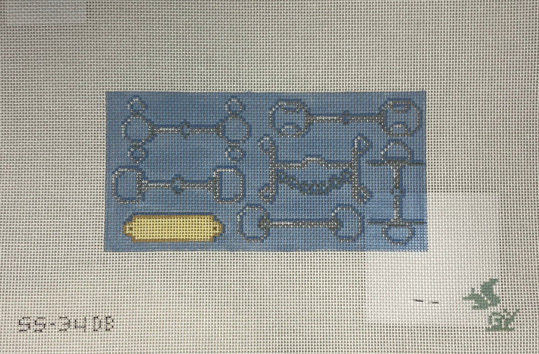 *The Squirrel and The Snail Bits and Nameplate Clutch Insert- Devon Blue