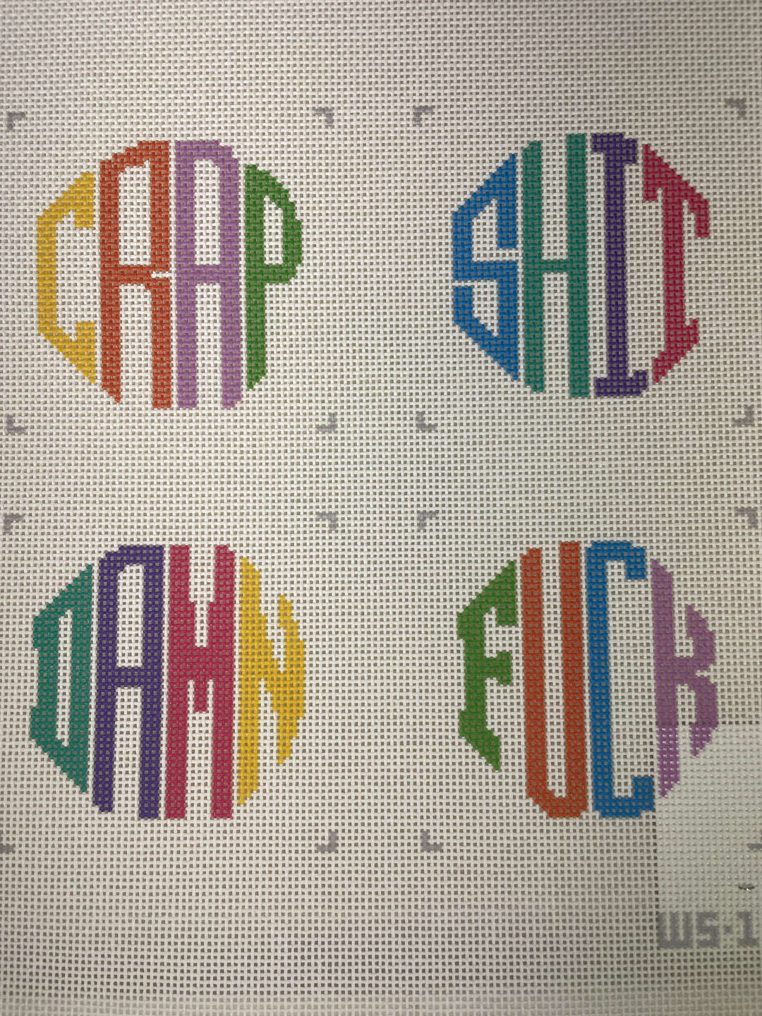 * Wipstitch 149 Multicolor Dirty Coasters