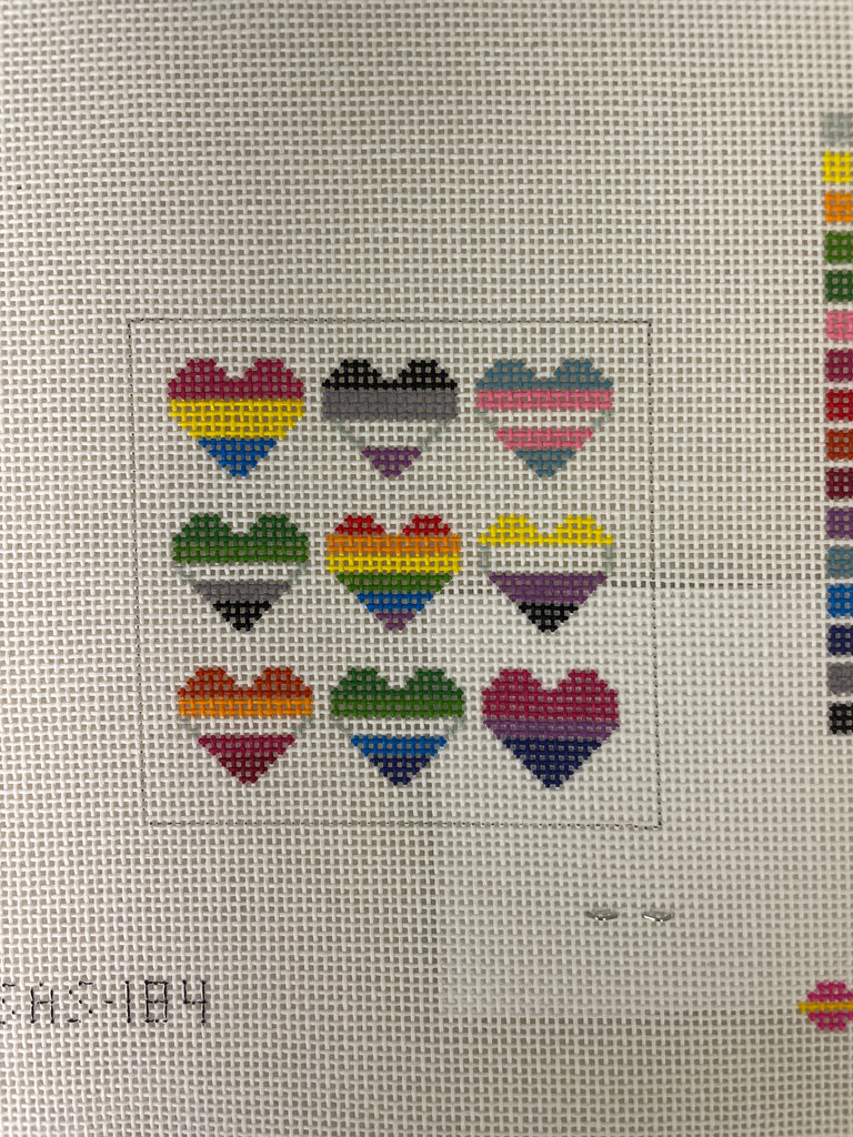 * Saturnalia Stitching 0184 Pride Heart Mosaic