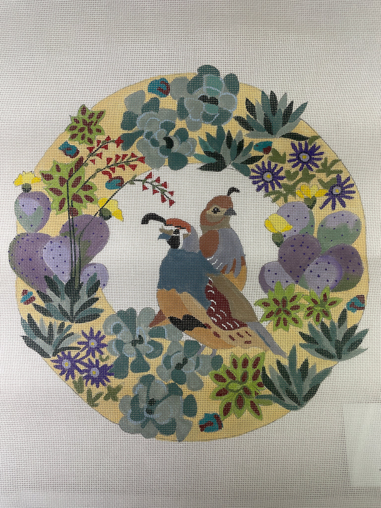 Melissa Prince Designs B377 Quail Wreath
