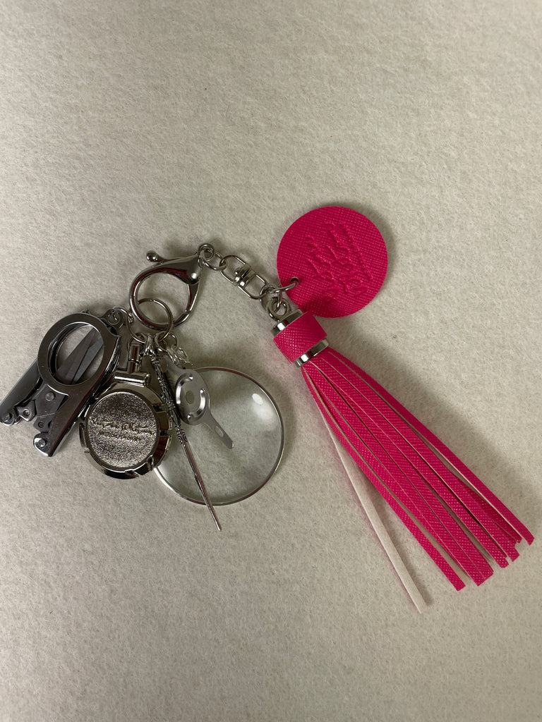 * Victoria Whitson Needlepoint VW Tassel Kit- Peonies Pink